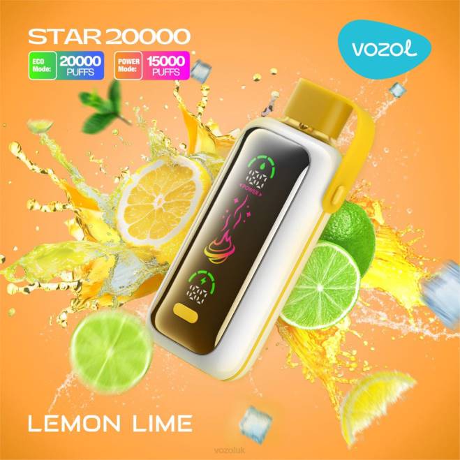 VOZOL STAR 20000 442T11 LEMON LIME Vozol Vape London