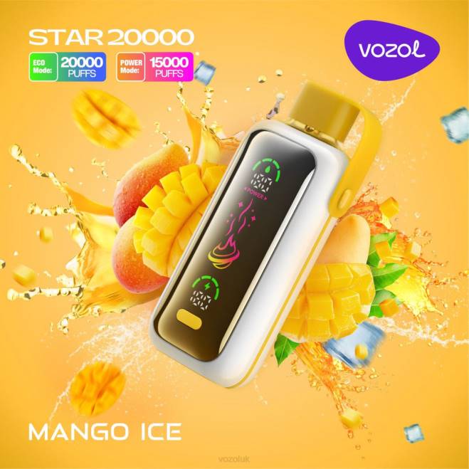 VOZOL STAR 20000 442T13 MANGO ICE Vozol UK