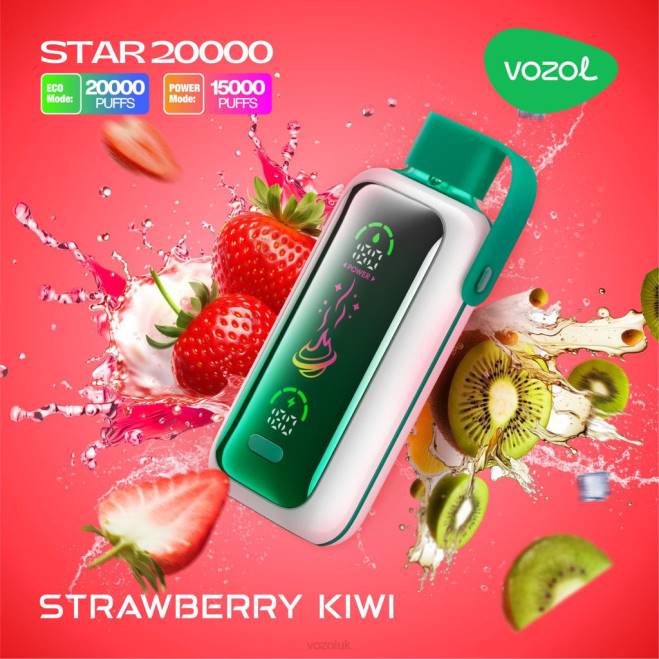 VOZOL STAR 20000 442T20 STRAWBERRY KIWI Vozol Vape London