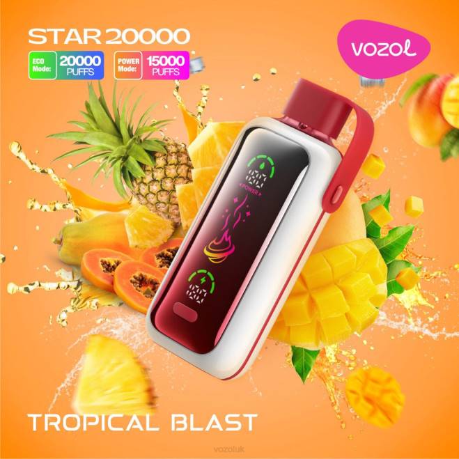 VOZOL STAR 20000 442T2 TROPICAL BLAST Vozol Vape London