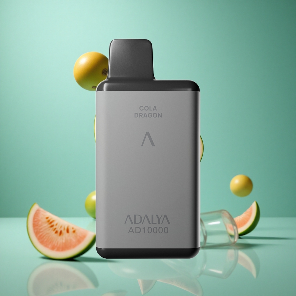 Blue Melon Adalya AD 10000 Puffs Disposable Vape USB-C Space Gray