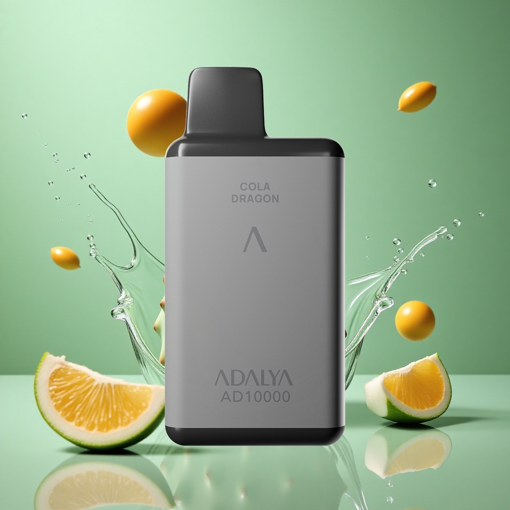 Cactus Splash Adalya AD 10000 Puffs Disposable Vape Space Gray USB-C