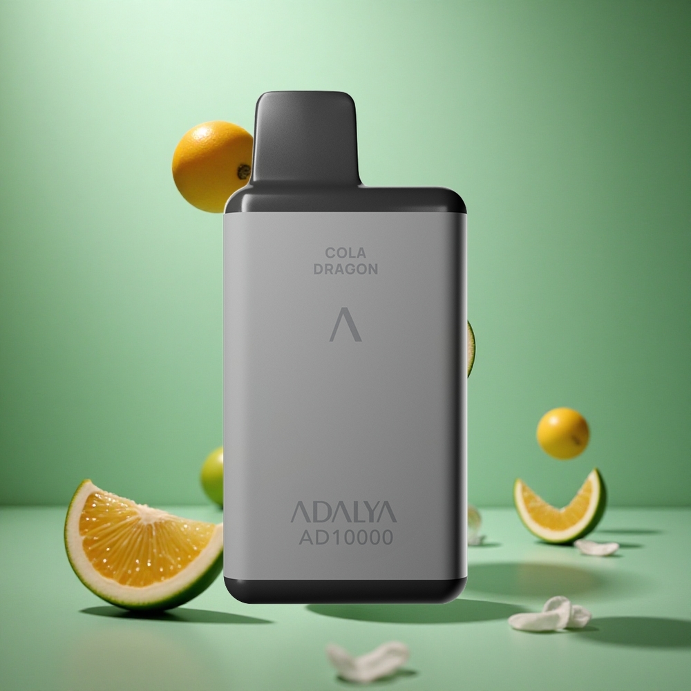 Space Gray Adalya AD 10000 Puffs Rechargeable Disposable Vape