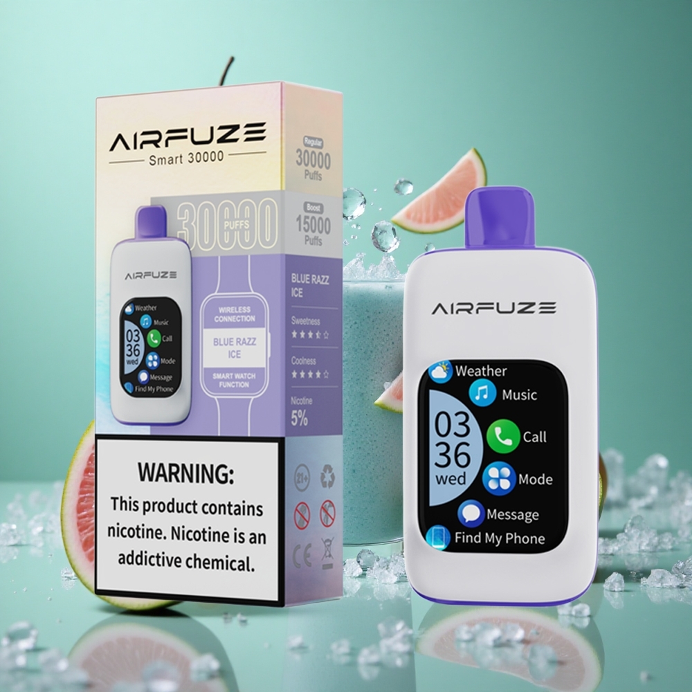 Blue Razz Ice AirFuze Smart 30000 Puffs 900mAh Disposable Vape