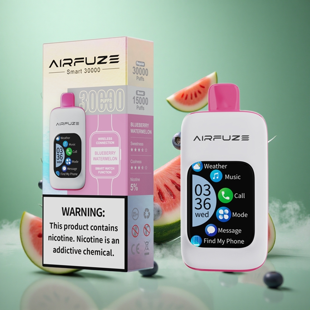 Blueberry Watermelon AirFuze Smart 30000 Puffs 900mAh Disposable Pod