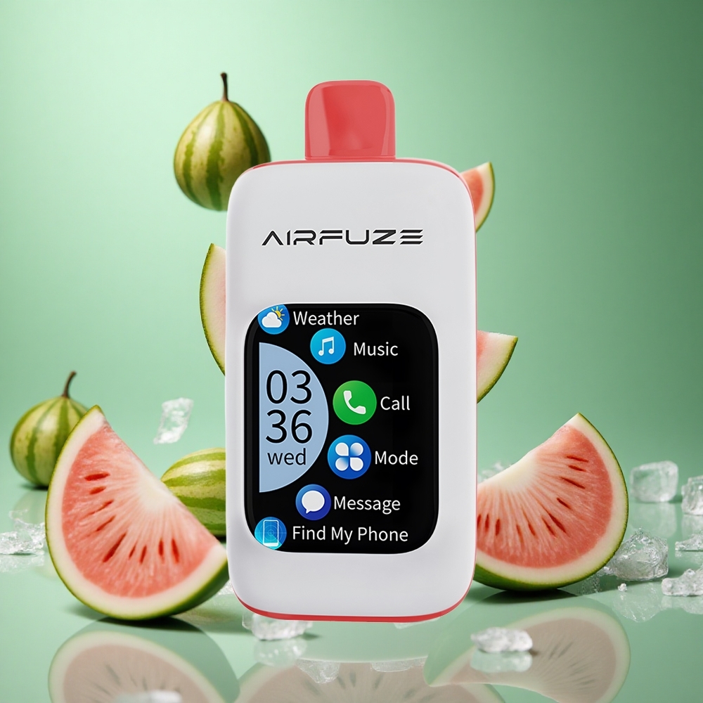 Watermelon Ice AirFuze Smart 30000 Puffs Disposable Pod with Touch Screen & Type-C