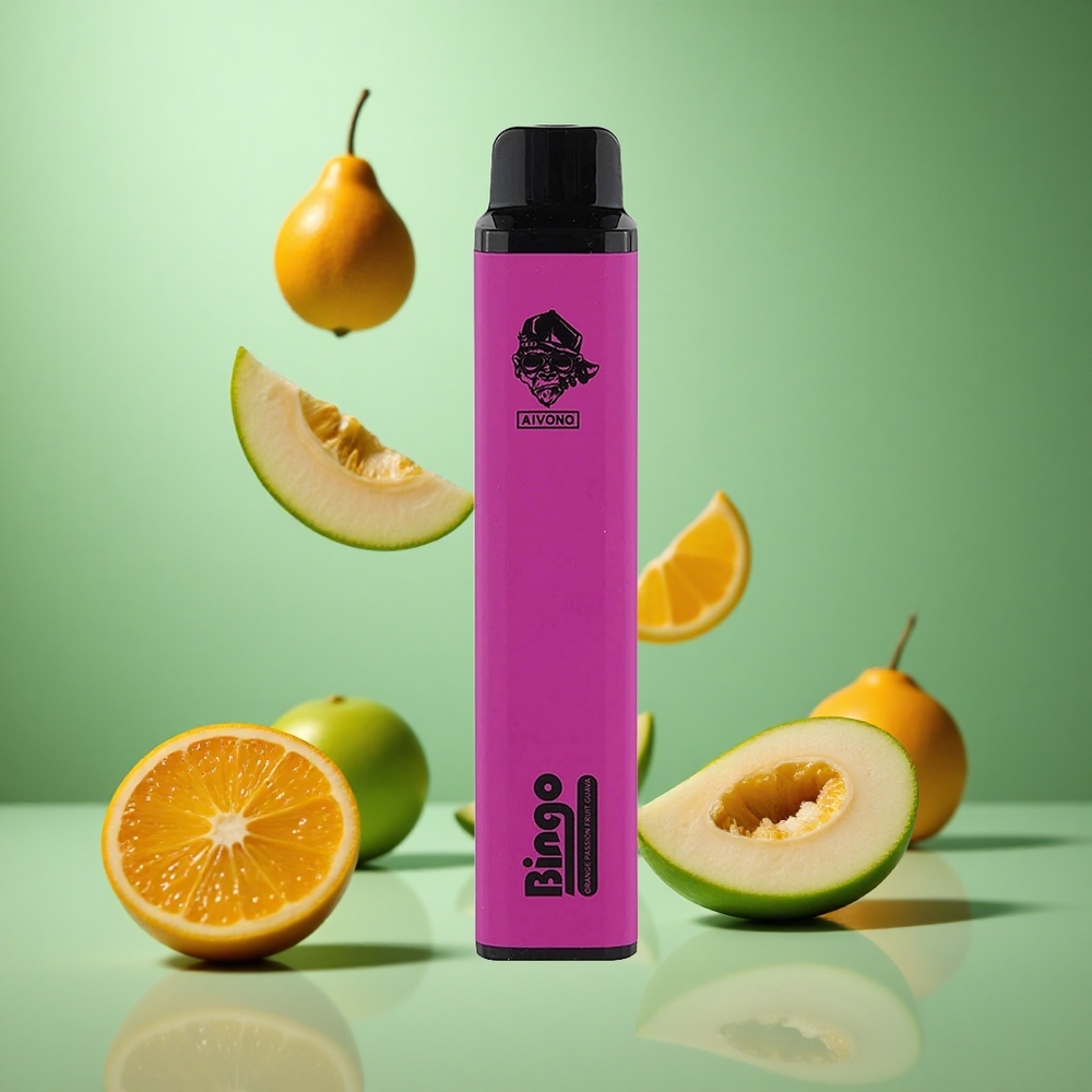 Orange Passion Fruit Guava Aivono Aim Bingo 4000 Puffs Disposable Vape 10mL 1000mAh