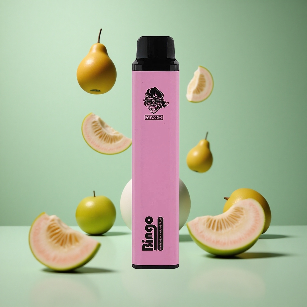 White Peach Grapefruit Aivono Aim Bingo 4000 Puffs 10mL 1000mAh