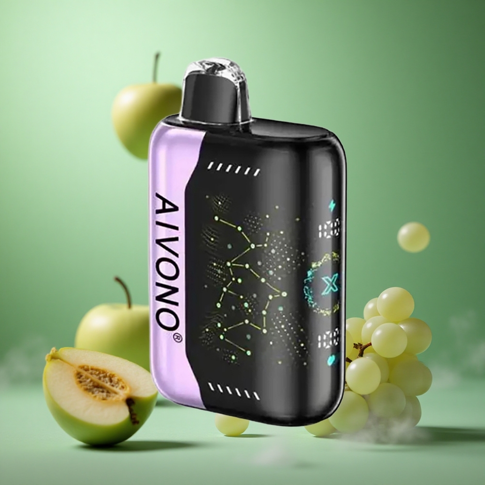 Green Apple Grape Aivono Aim Boom 25000 Puffs 28ml 650mAh