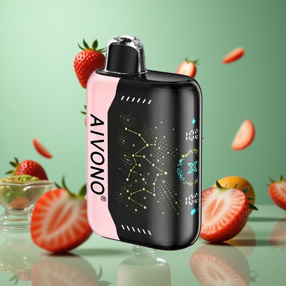 Strawberry B Pop Aivono Aim Boom 25000 Puffs 28ml 650mAh