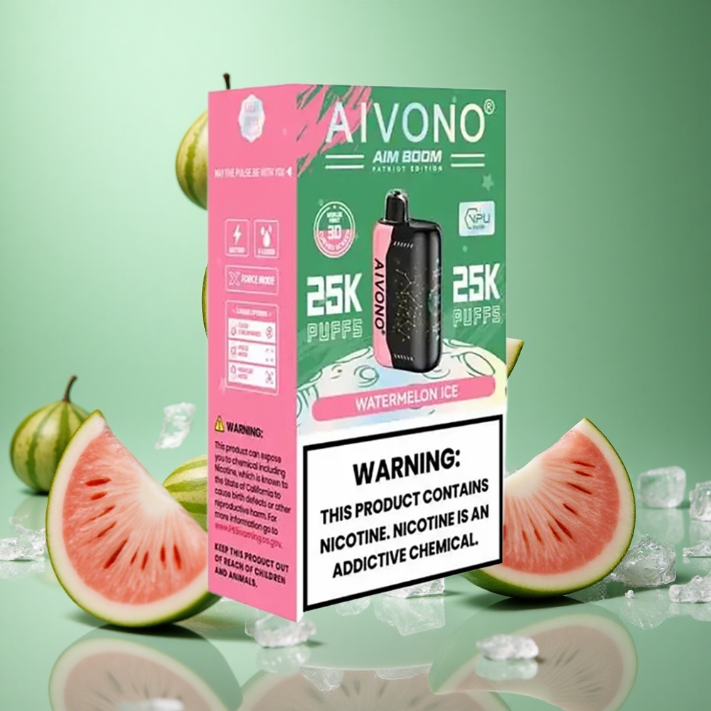 Watermelon Ice Aivono Aim Boom 25000 Puffs 28ml 650mAh