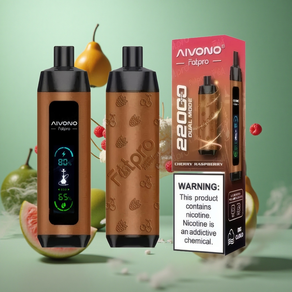 Cherry Raspberry Aivono Aim Fatpro 22000 Puffs Disposable Vape 28ml 600mAh
