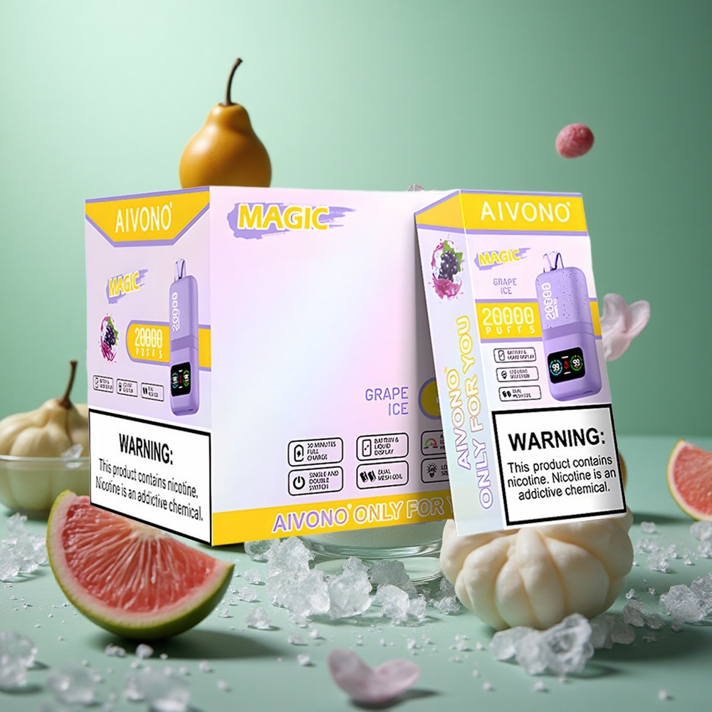 Grape Ice Aivono Aim Magic 20000 Puffs Dual Mesh LCD