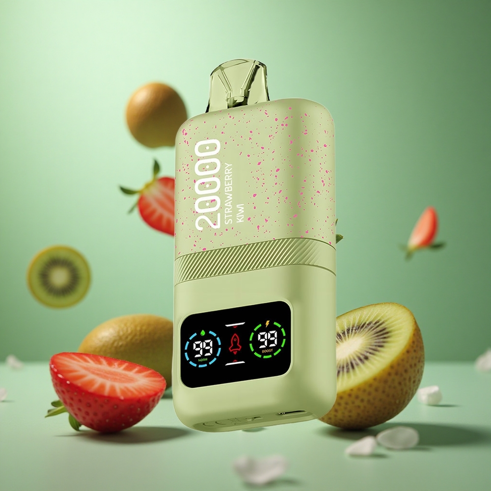 Strawberry Kiwi Aivono Aim Magic 20000 Puffs Dual Mesh LCD