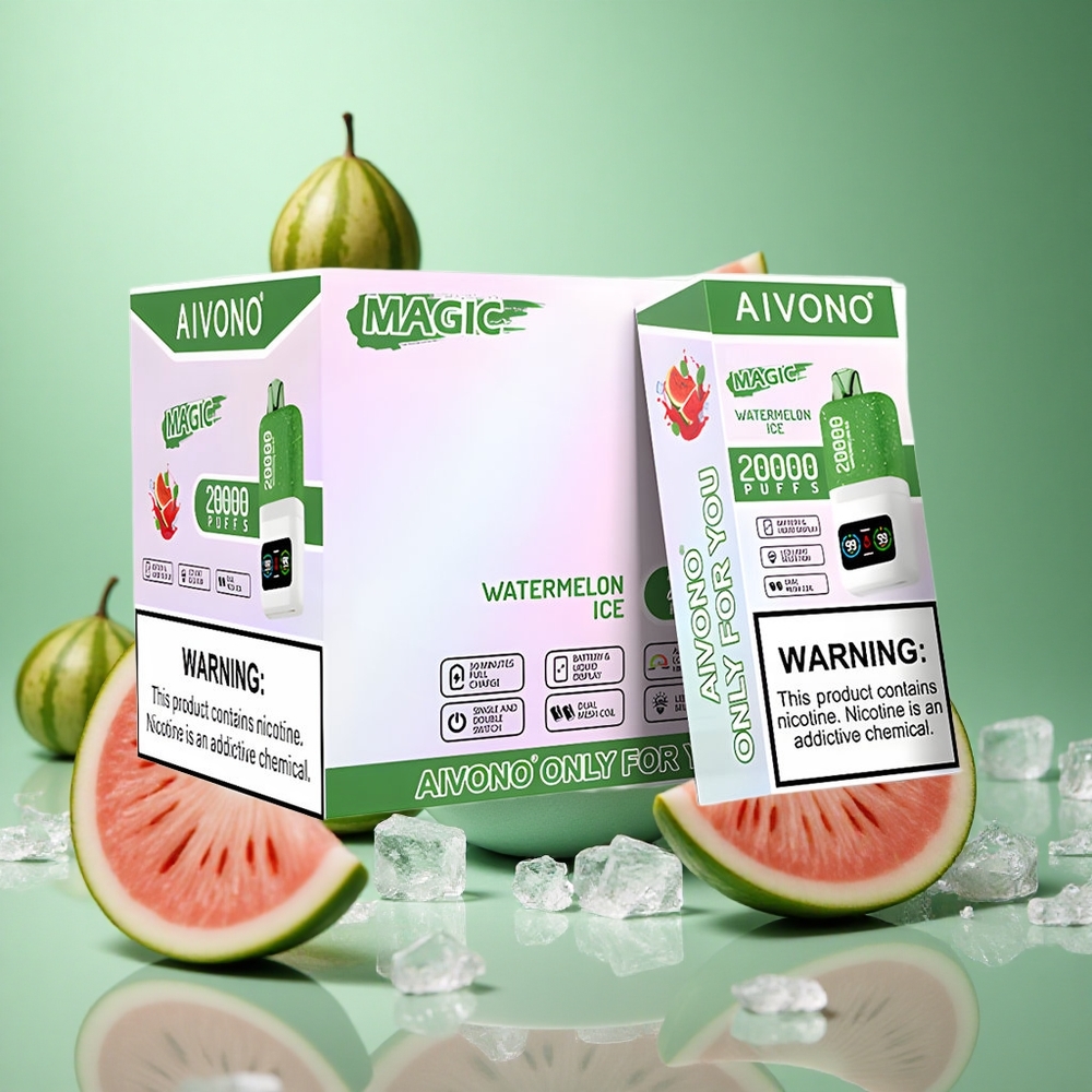 Watermelon Ice Aivono Aim Magic 20000 Puffs Dual Mesh LCD