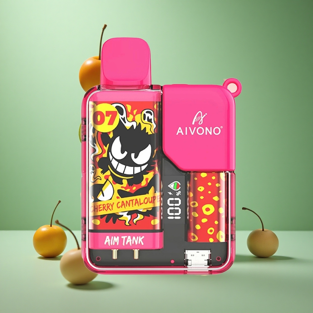 Cherry Cantaloupe Aivono AIM-TANK 9500 Puffs 18mL 650mAh