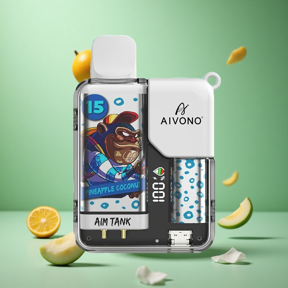 Pineapple Coconut Aivono AIM-TANK 9500 Puffs 18mL 650mAh