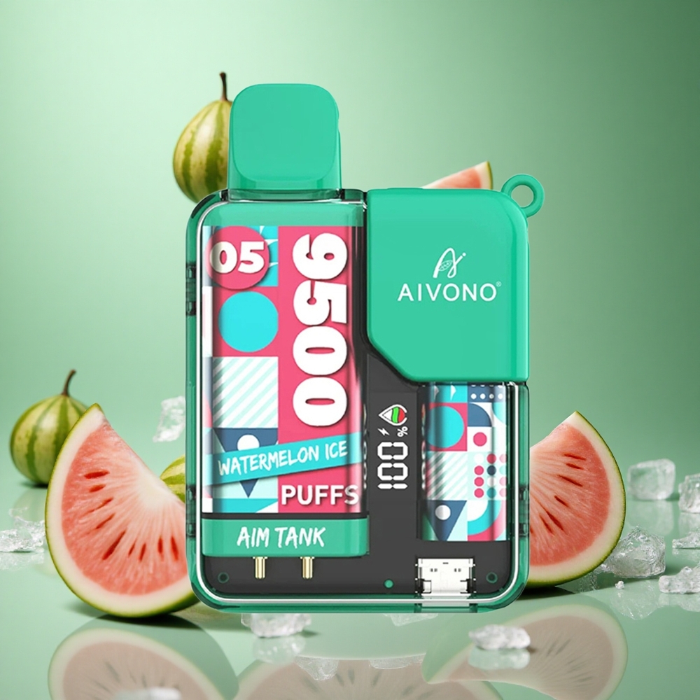 Watermelon Ice Aivono AIM-TANK 9500 Puffs 18mL 650mAh