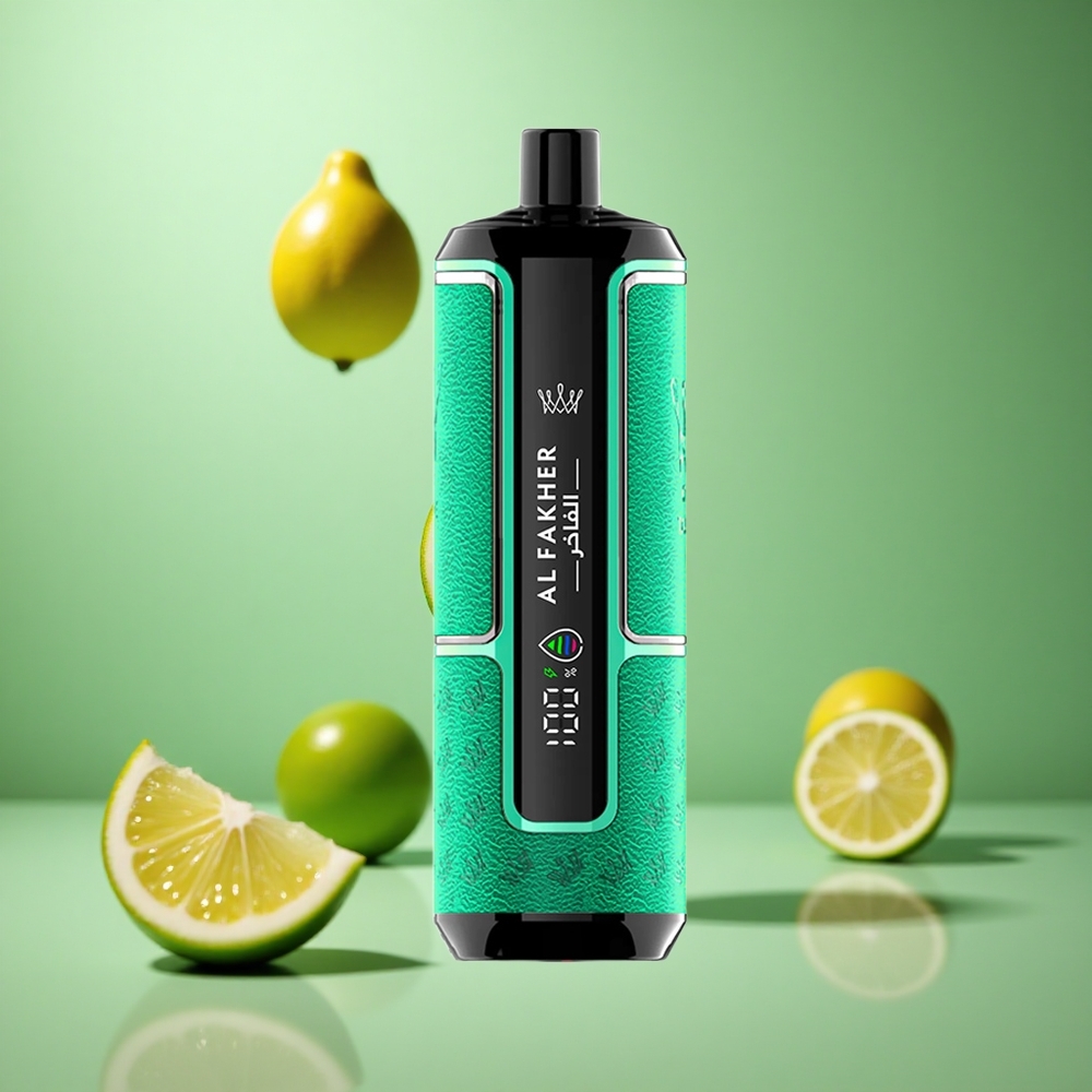 Lemon Lime Al Fakher Crown Bar 15K Hypermax Disposable Vape Kit 22ml 15K Puffs