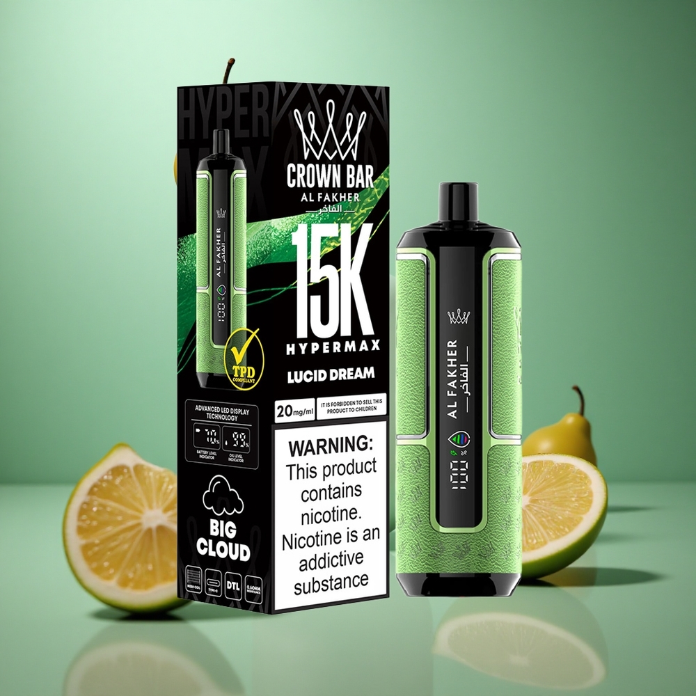 Lucid Dream Al Fakher Crown Bar 15K Hypermax 22ml 15K Puffs