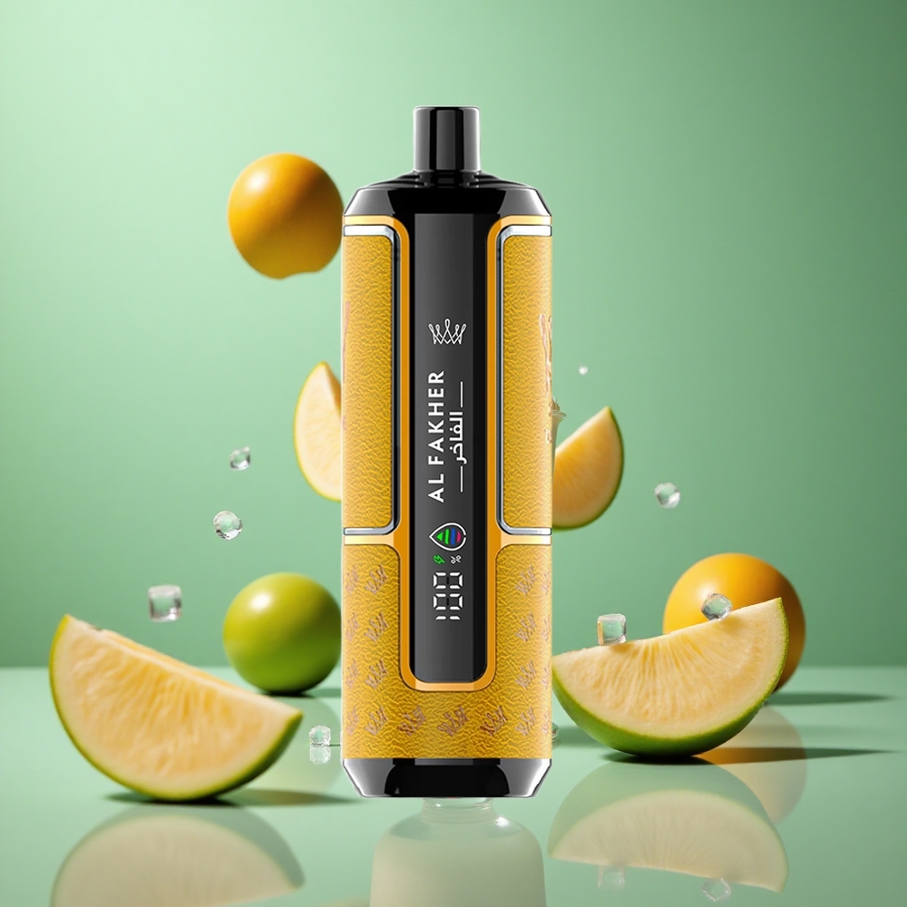 Mango Ice Al Fakher Crown Bar 15K Hypermax Disposable Vape Kit 22ml 15K Puffs