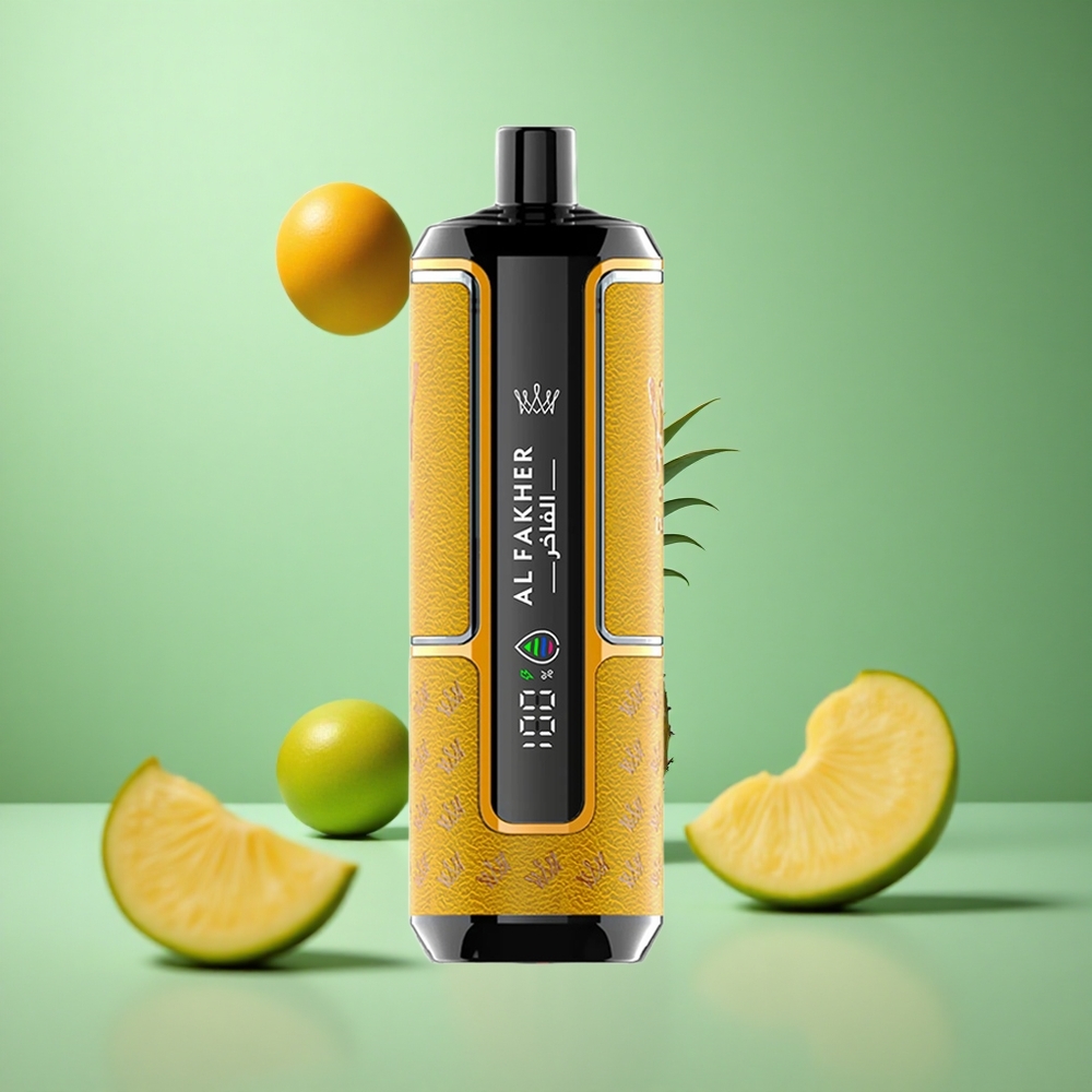 Mango Pineapple Al Fakher Crown Bar 15K Hypermax Disposable Vape Kit