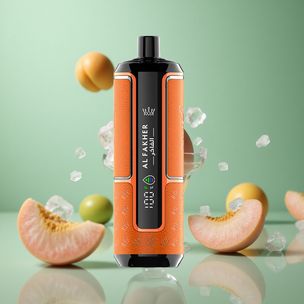 Peach Ice Al Fakher Crown Bar 15K Hypermax 22ml 15K Puffs