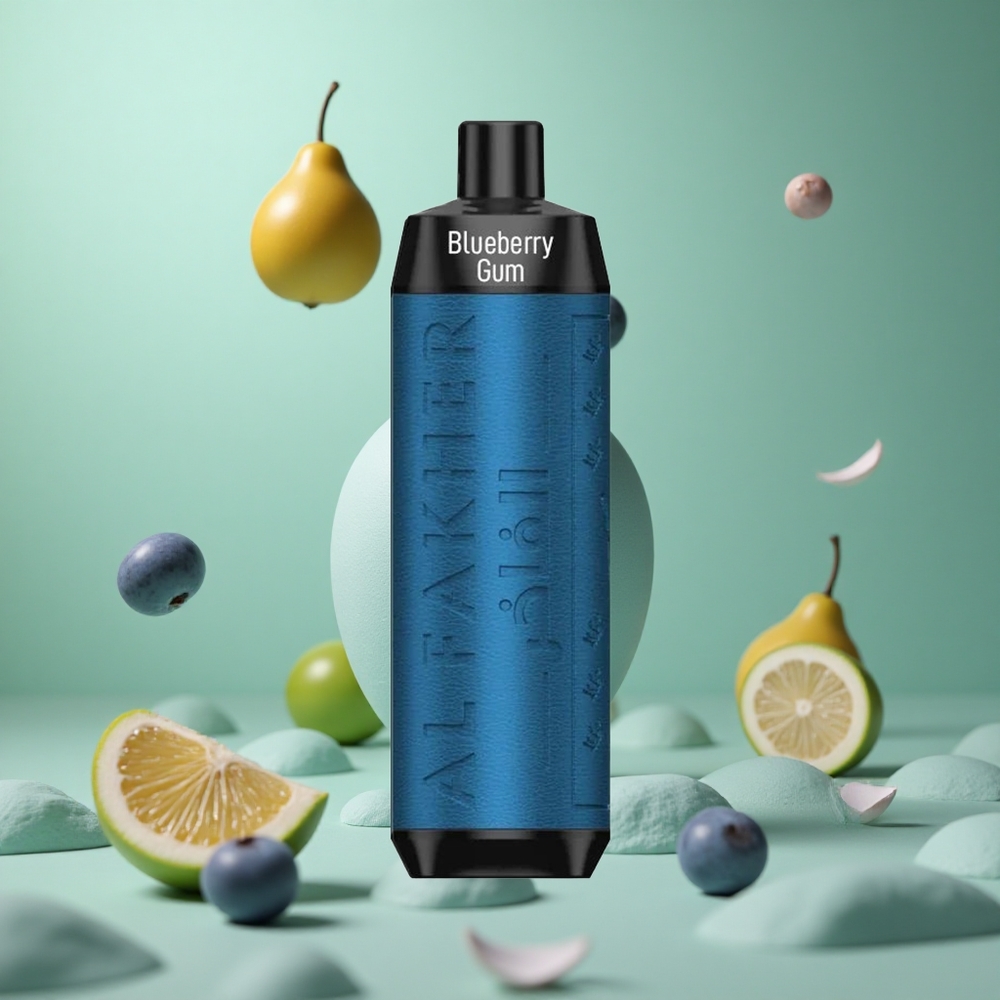 Blueberry Gum Al Fakher Crown Bar 8000 Crystal Disposable Vape 18mL 600mAh