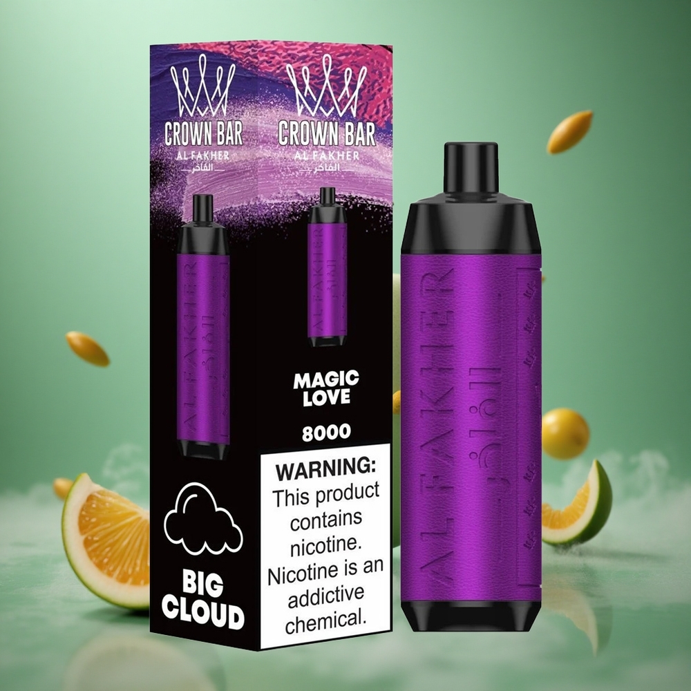 Magic Love Al Fakher Crown Bar 8000 Puffs 18ml Disposable Vape