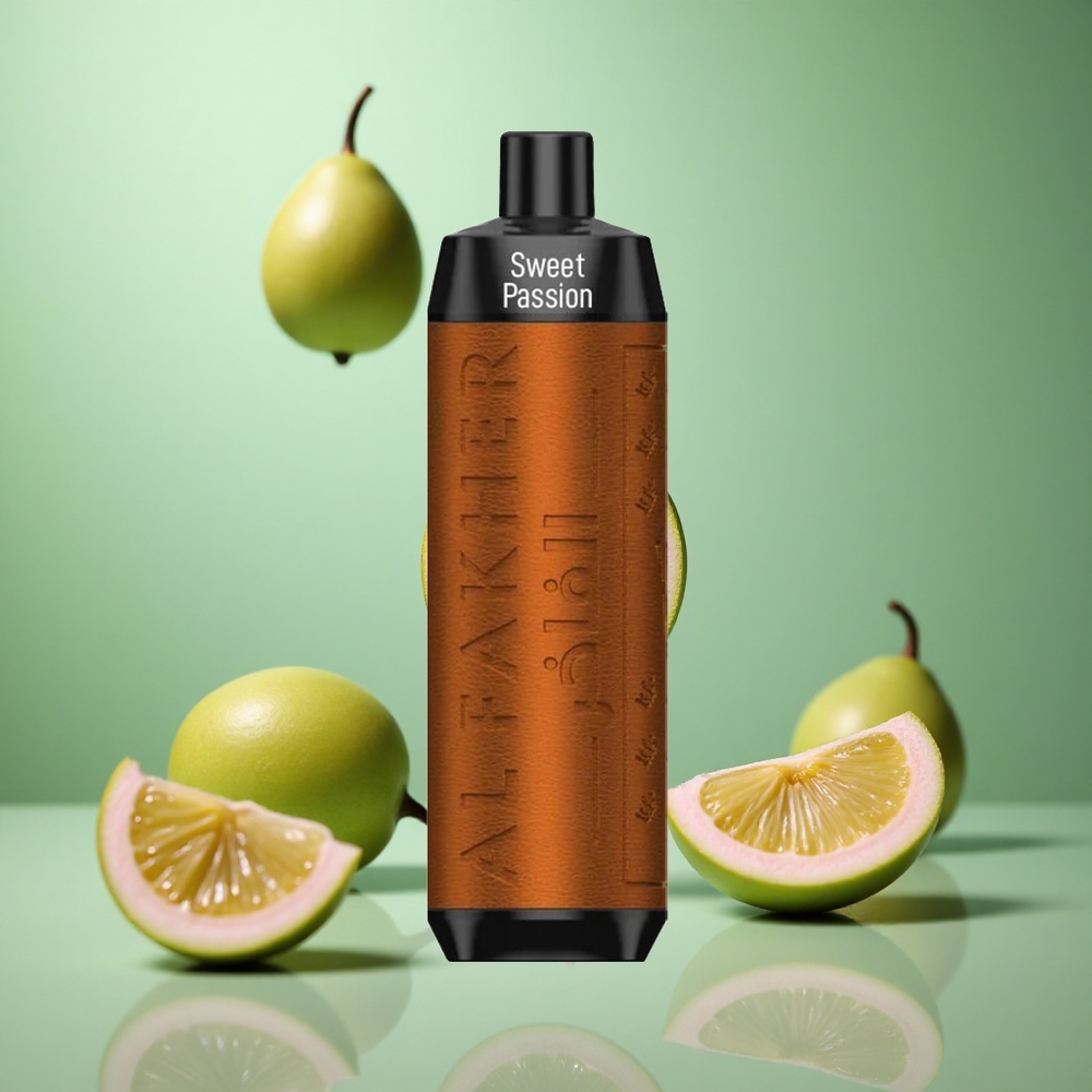 Sweet Passionfruit Al Fakher Crown Bar 8000 Crystal Disposable Vape 18ml 5mg/ml Nicotine