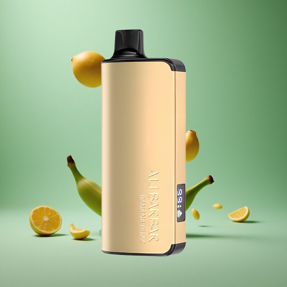 Banana Buzz Alibarbar Ingot 9000 Puffs 22mL 2350mAh