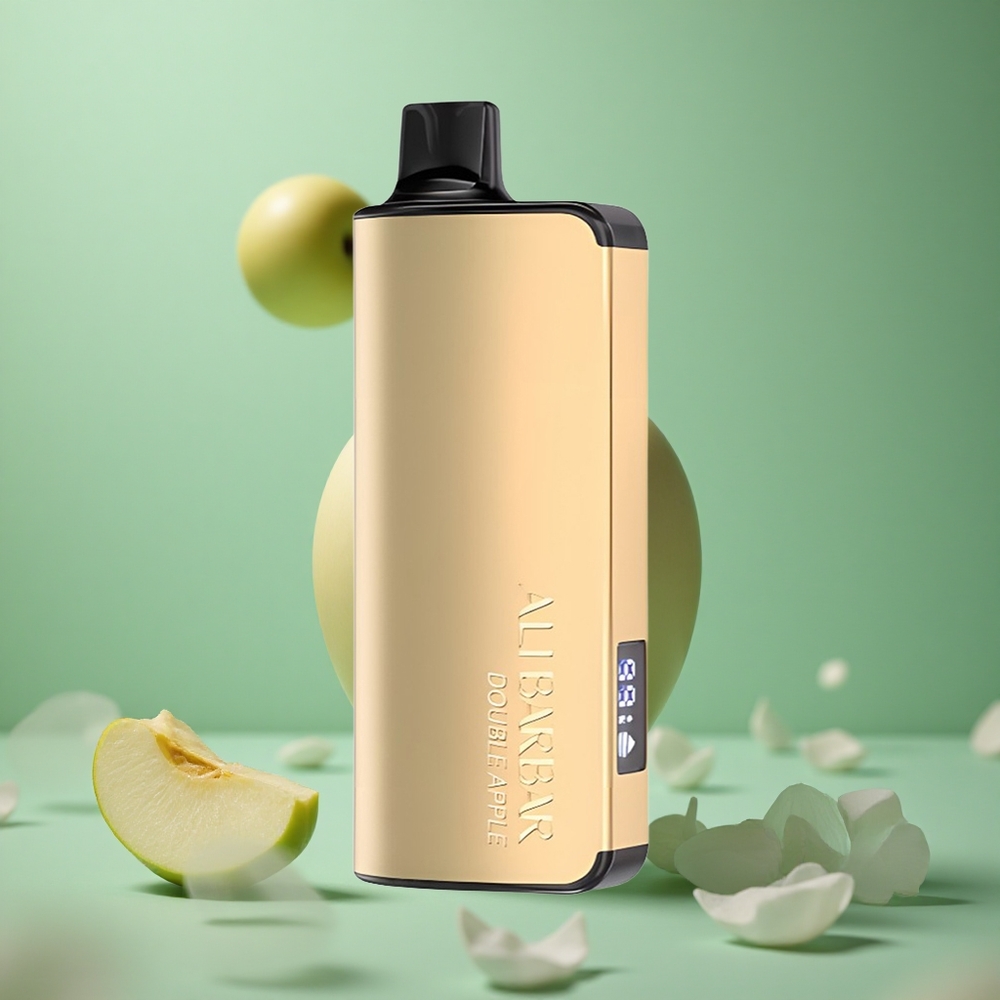 Double Apple Alibarbar Ingot 9000 Puffs 22ml LED Display