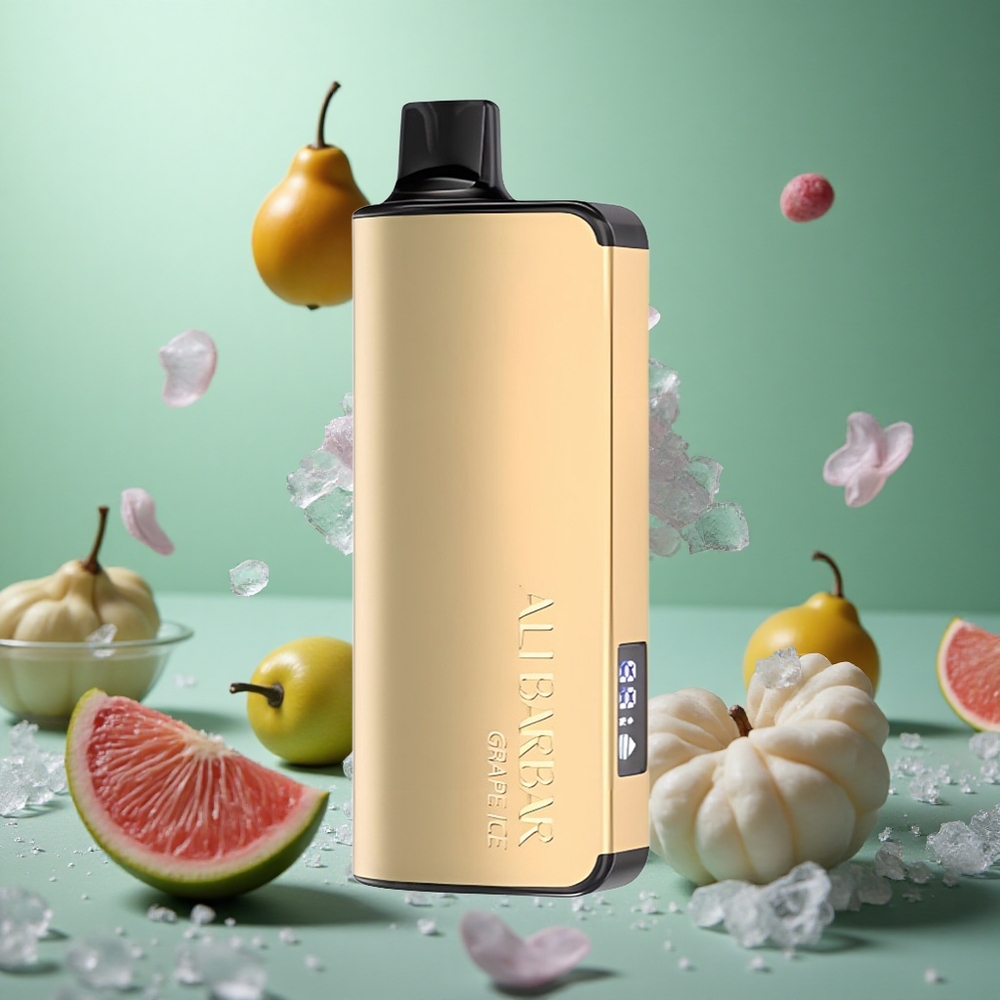 Grape Ice Alibarbar Ingot 9000 Puffs 22ml 2350mAh