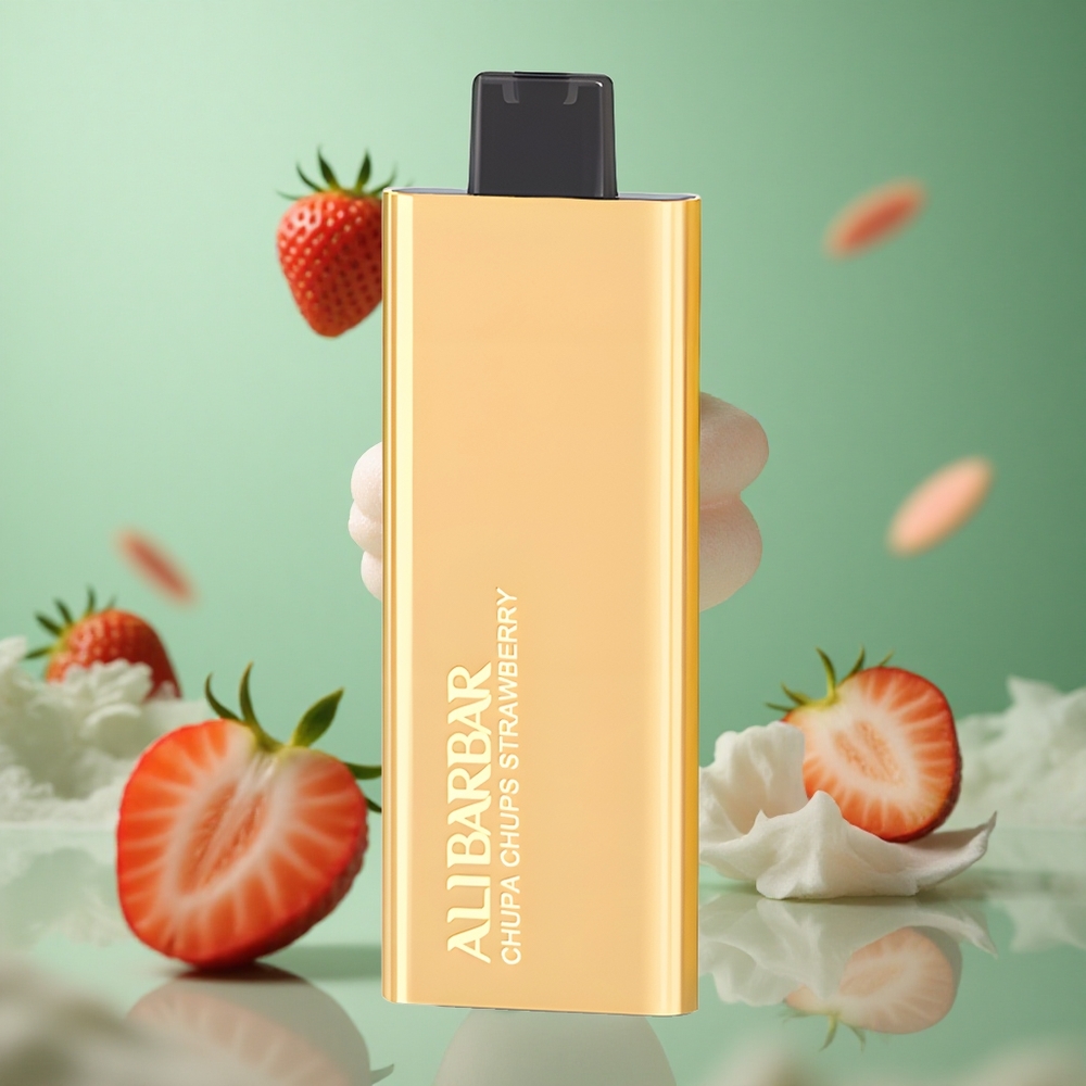 Chupa Chups Strawberry Alibarbar Pandora 7000 Puffs 17ml Disposable Vape