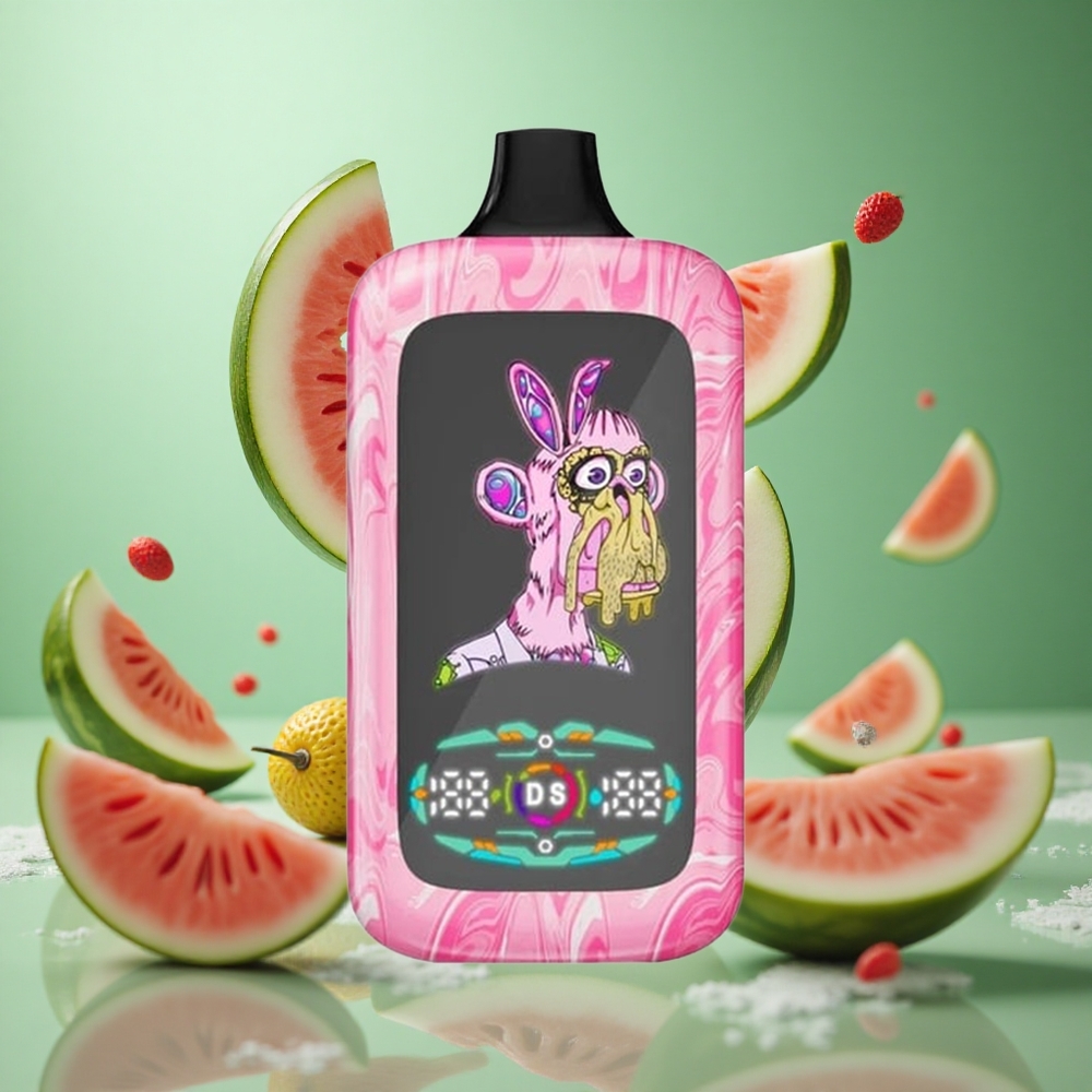 Strawberry Watermelon Fumot Digital Monkey 40000 Puffs Dual Mesh Coil
