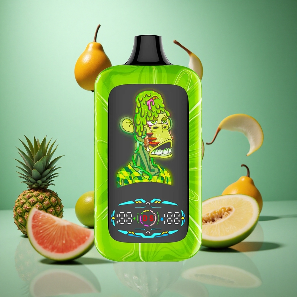 Tropical Rainbow Blast Fumot Digital Monkey 40000 Puffs Dual Mesh Coil