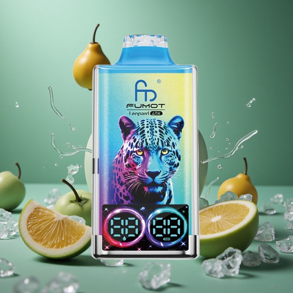 Black Dragon Ice Fumot Leopard 40K Puffs Dual Mesh Type-C