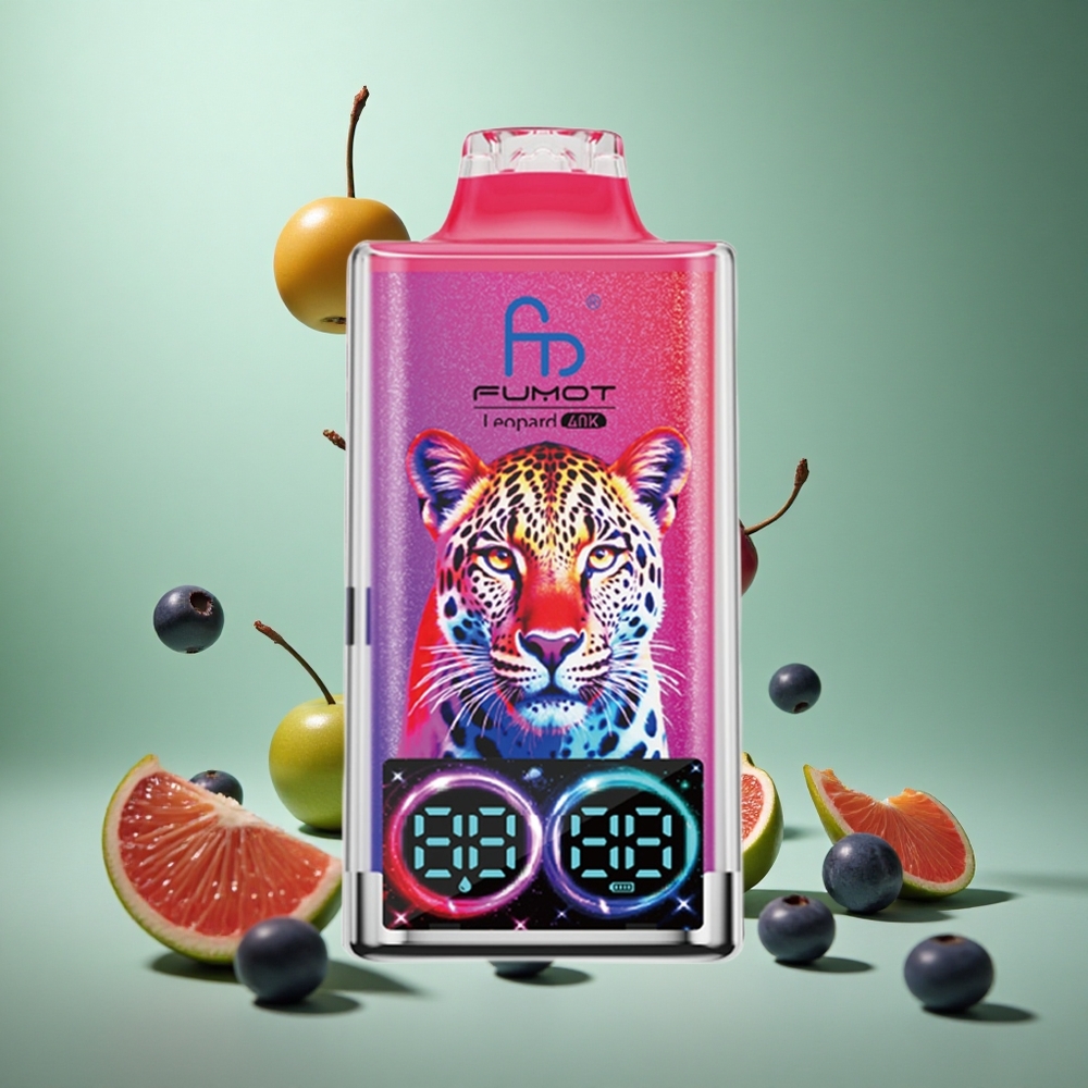 Blueberry Cherry Cranberry Fumot Leopard 40K Puffs Dual Mesh Type-C