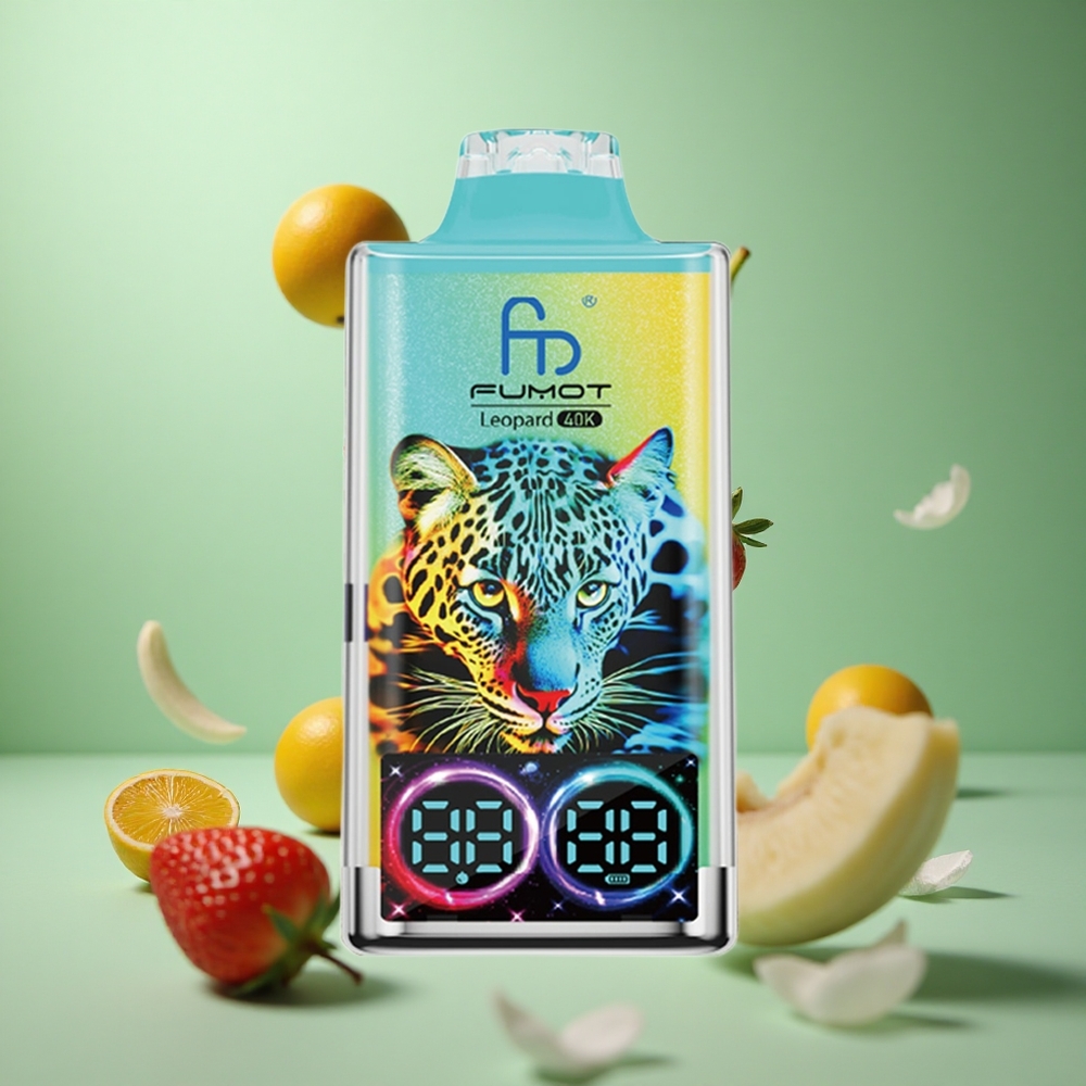 Strawberry Banana Fumot Leopard 40K Puffs Dual Mesh