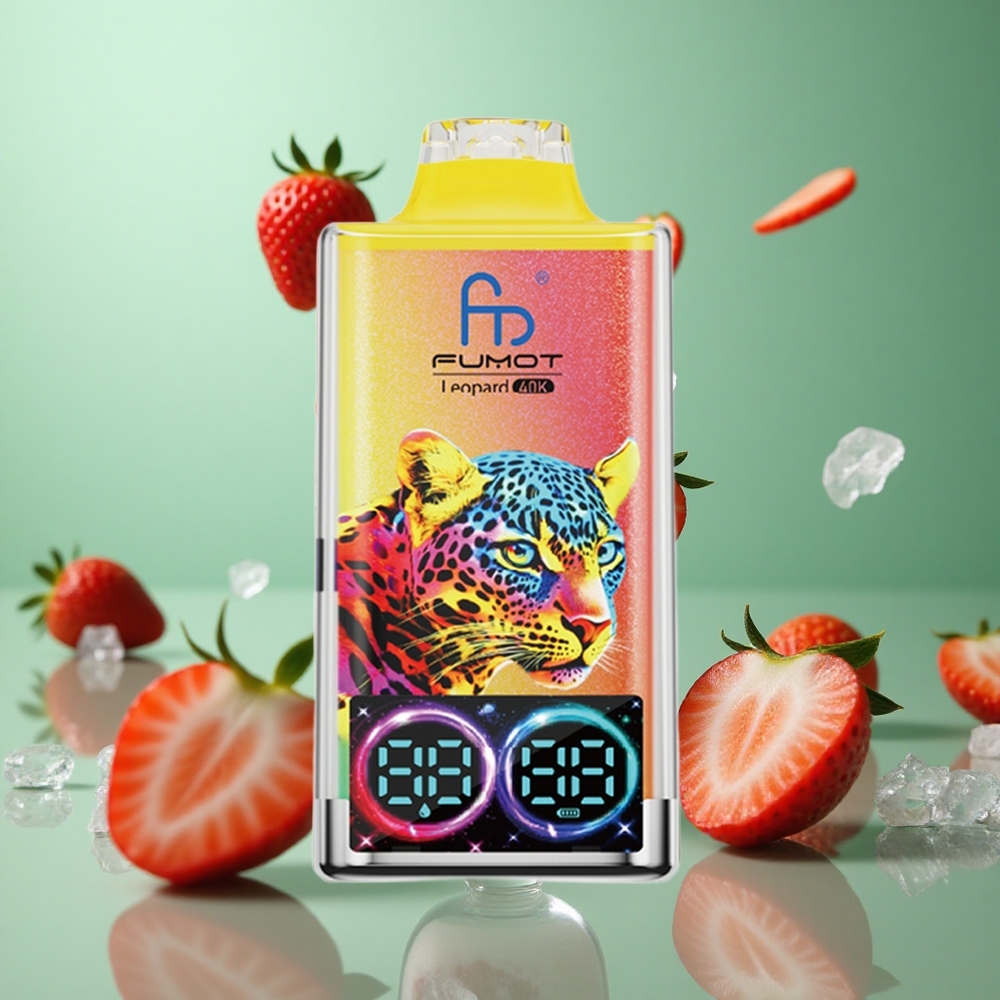 Strawberry Ice Fumot Leopard 40K Puffs Dual Mesh Type-C