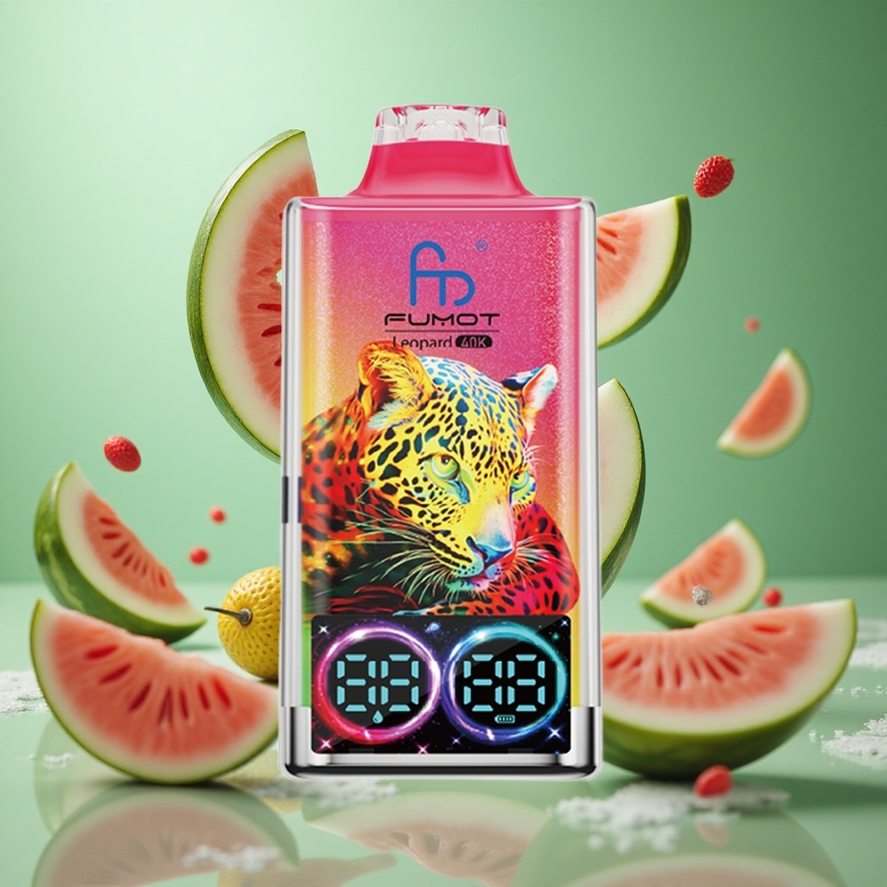 Strawberry Watermelon Fumot Leopard 40K Puffs Dual Mesh Type-C Charging