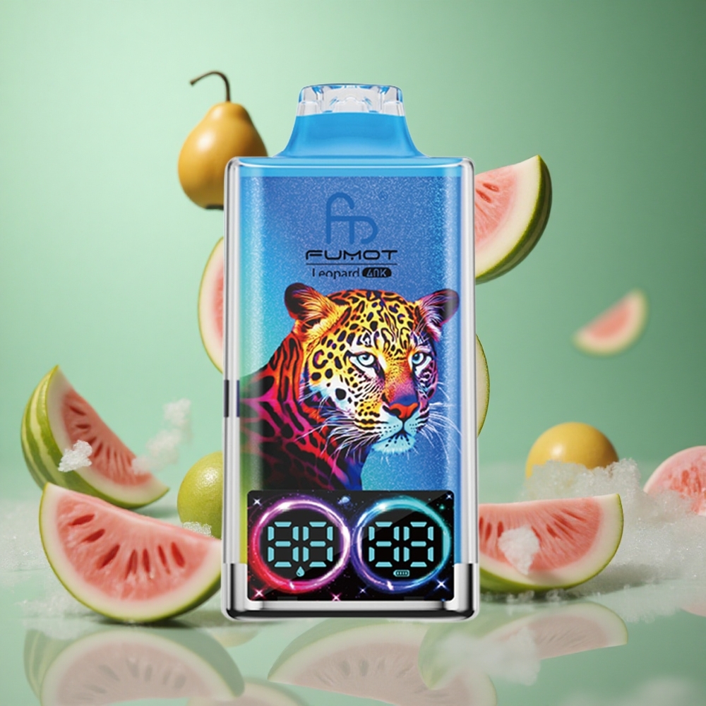 Watermelon Bubblegum Fumot Leopard 40K Dual Mesh Disposable Vape