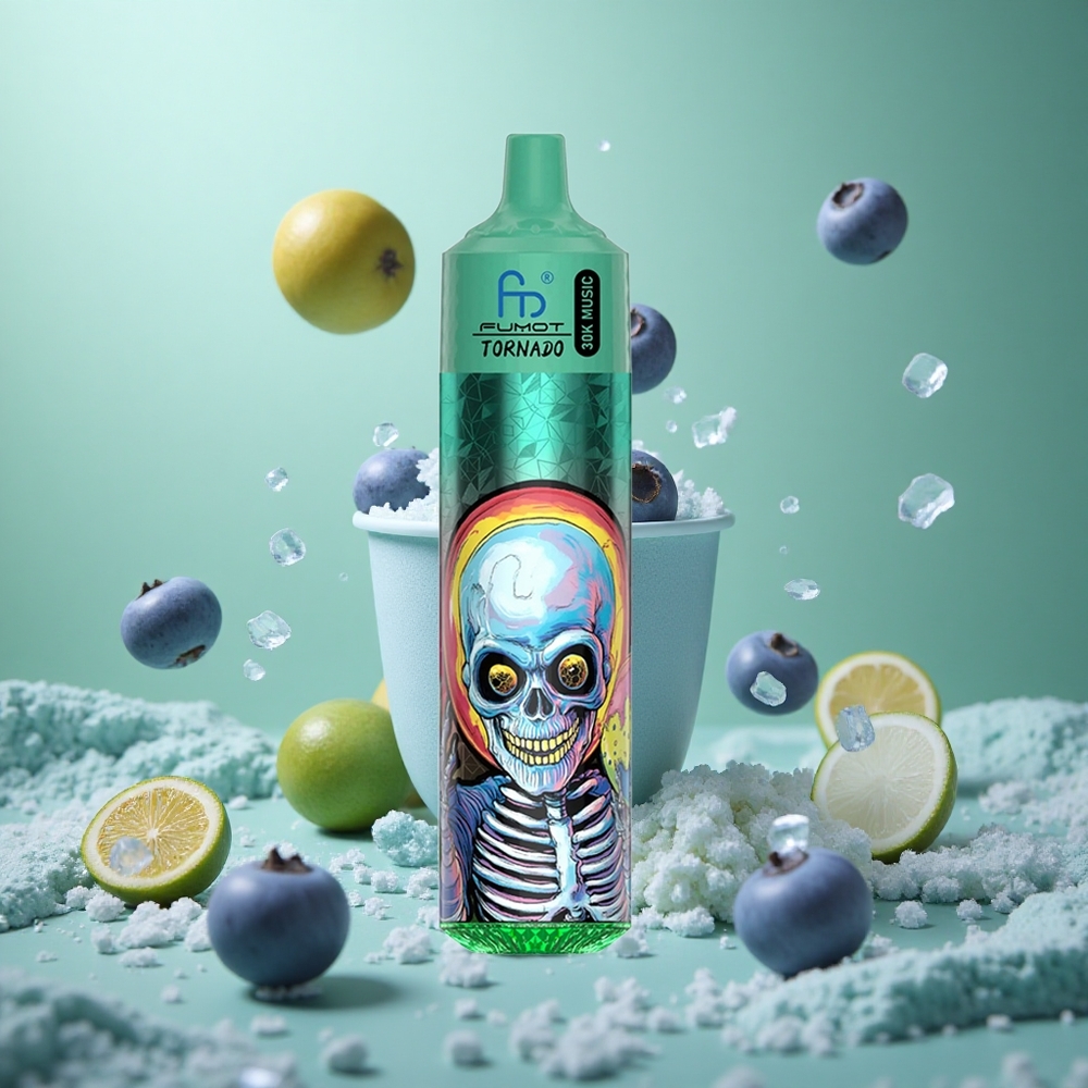 Blueberry Ice Fumot RandM Tornado 30000 Puffs 30mL Disposable Vape