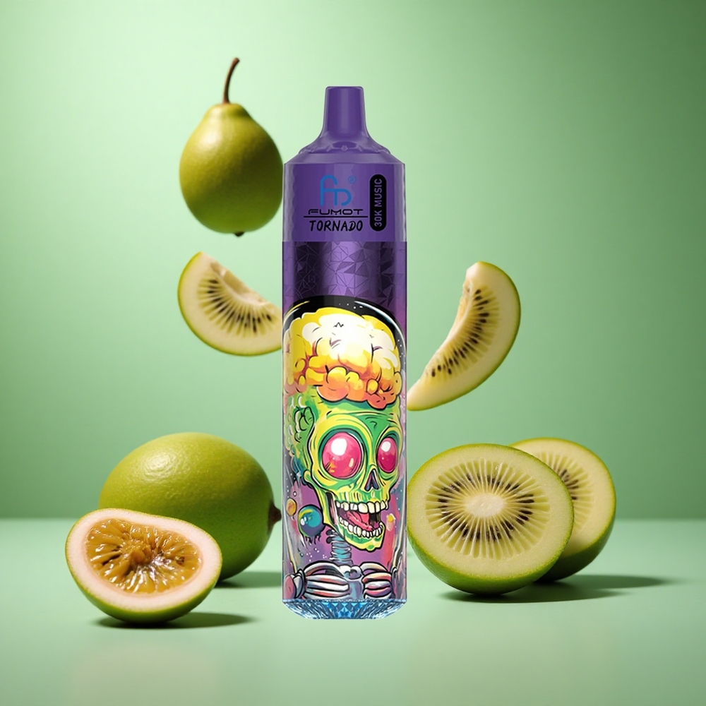 Kiwi Passion Fruit Guava Fumot RandM Tornado 30000 Puffs 30mL Disposable Vape