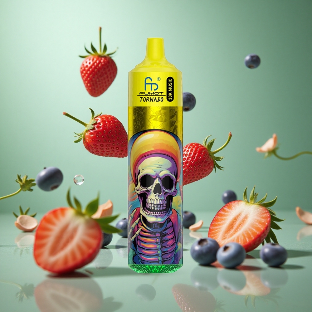 Strawberry Blueberry Raspberry RandM Tornado 30000 Puffs 30mL Disposable Vape