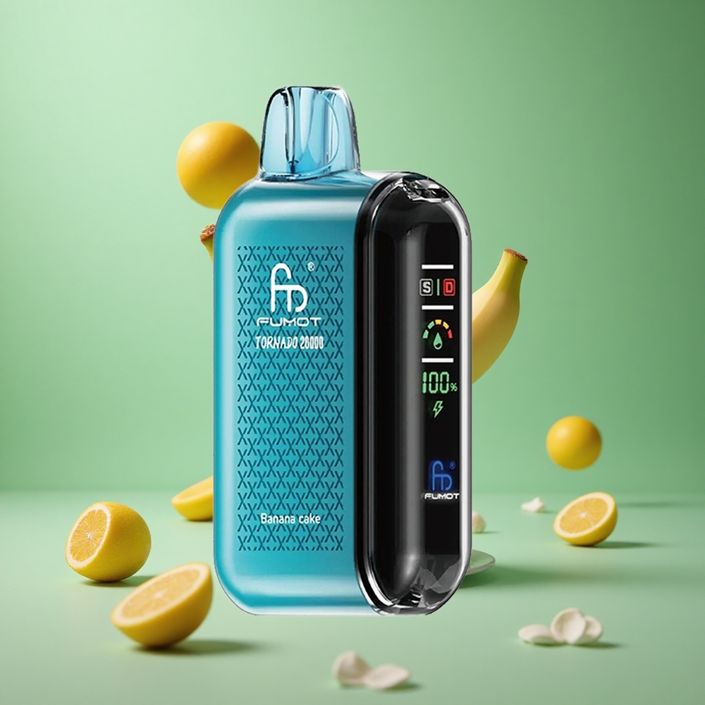 Banana Cake Fumot Tornado 20000 Puffs Dual Mesh 20ml