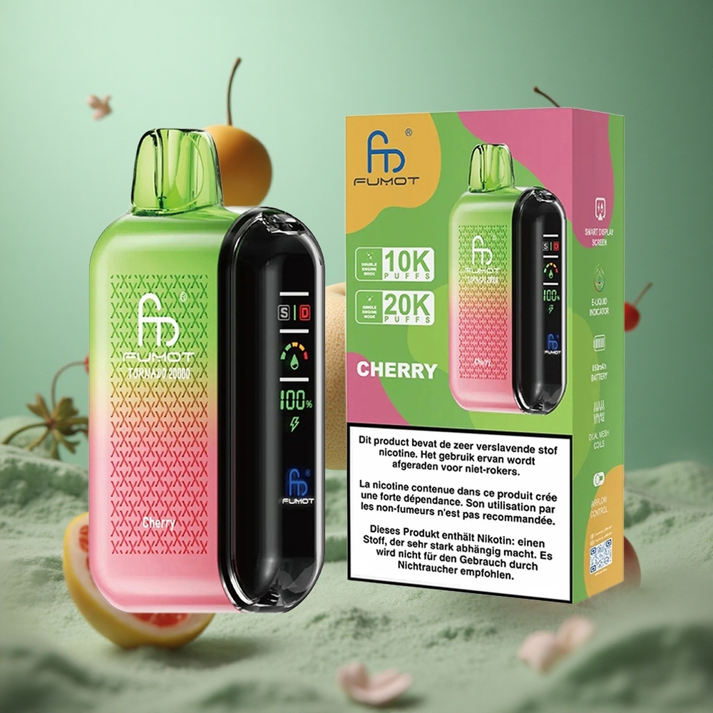 Cherry Fumot Tornado 20000 Puffs Dual Mesh 20ml