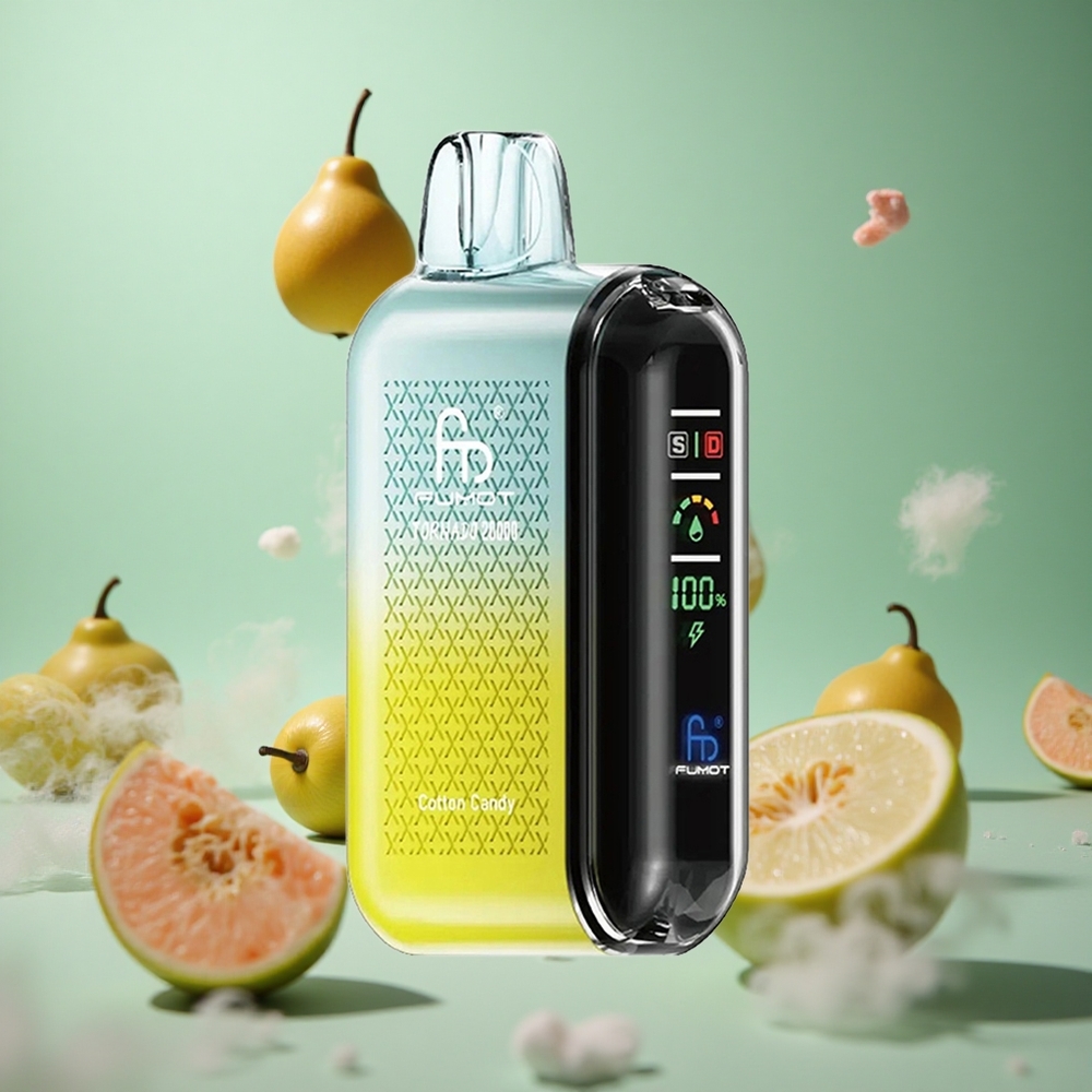 Cotton Candy Fumot Tornado 20000 Puffs Dual Mesh Airflow