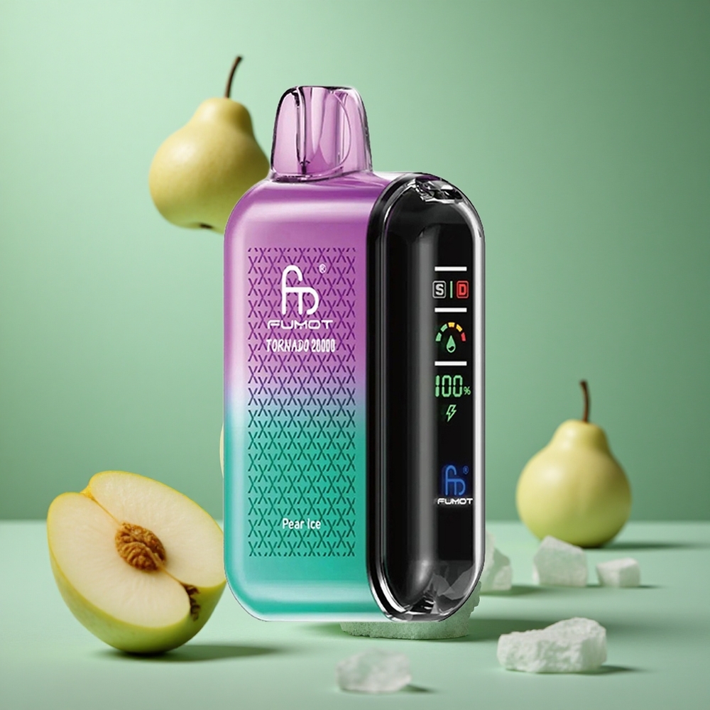 Pear Ice Fumot Tornado 20000 Puffs Dual Mesh Airflow Control