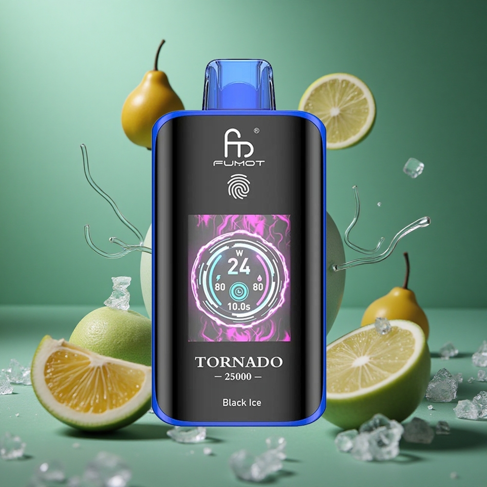 Black Ice Fumot Tornado 25000 Puffs HD Screen 20ml